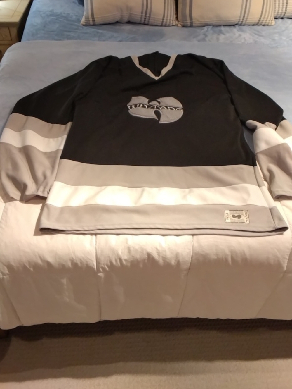 Wu-Tang Black and Gray Hockey Jersey
